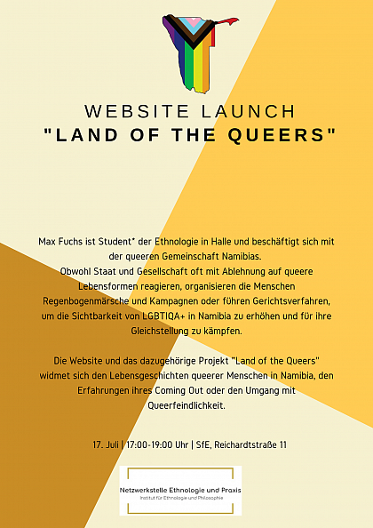 Website Launch "Land of the Queers