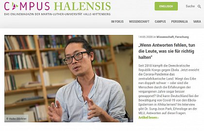 Dr. Sung-Joon Park in "Campus Halensis"